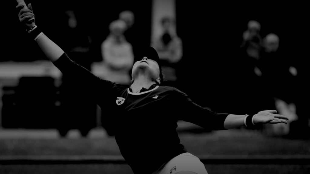 Lidziya Marozava giving it her all @ Leverkusen 2017.